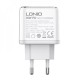 Мережевий зарядний пристрій LDNIO A2528C Home Charger PD 2xUSB-C 35W White