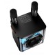 Портативна колонка система караоке Bluetooth BOROFONE DR23 Deep RGB з 2-ма мікрофонами 15W Black