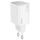 Мережевий зарядний пристрій Hoco N42 Elogiado dual-port charger 45W White
