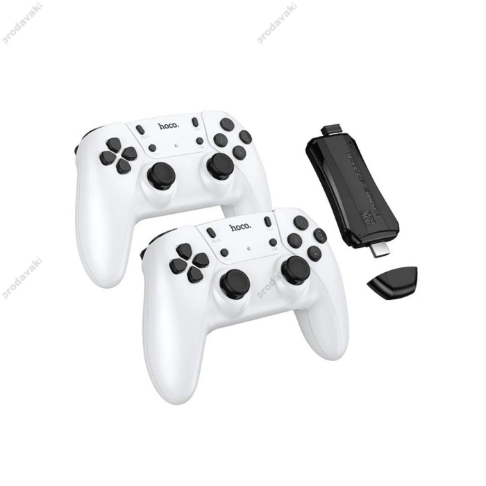 Джойстик ігровий контролер HOCO GA31 Collection Game Box & Dual Wireless Gamepads Set White