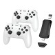 Джойстик ігровий контролер HOCO GA31 Collection Game Box & Dual Wireless Gamepads Set White