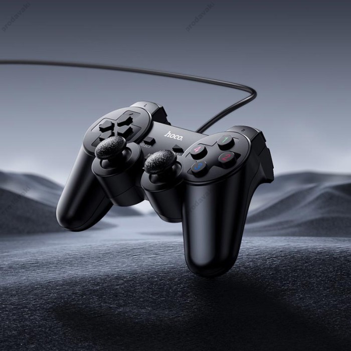 Джойстик ігровий контролер HOCO GA3 Fast link wired game controller Black