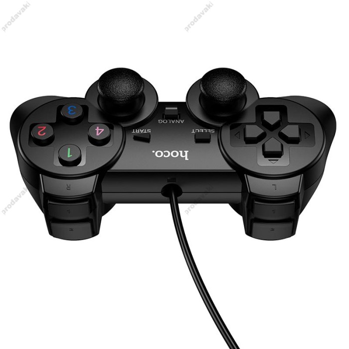 Джойстик ігровий контролер HOCO GA3 Fast link wired game controller Black