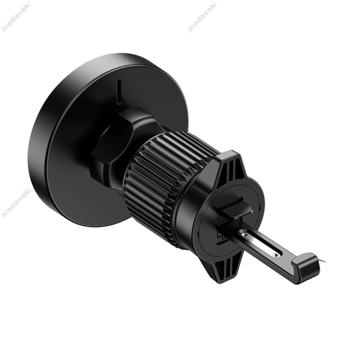 Автомобільний тримач із бездротовою зарядкою Wiwu CH-325 Warriors Magnetic Car Wireless Black