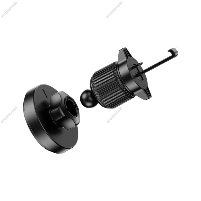 Автомобільний тримач із бездротовою зарядкою Wiwu CH-325 Warriors Magnetic Car Wireless Black