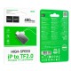 Кардрідер перехідник HOCO HB53 Lightning to TF 2.0 mini card reader Black