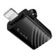 Кардрідер перехідник HOCO HB53 Lightning to TF 2.0 mini card reader Black