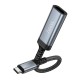 Кабель HOCO UA43 HD screen mirroring cable Type-C to HDTV (HDMI) 4K 0.2m Metal-grey