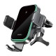Автомобільний тримач із бездротовою зарядкою Wiwu CH-313 Freelander Car Wireless Charger 15W Black