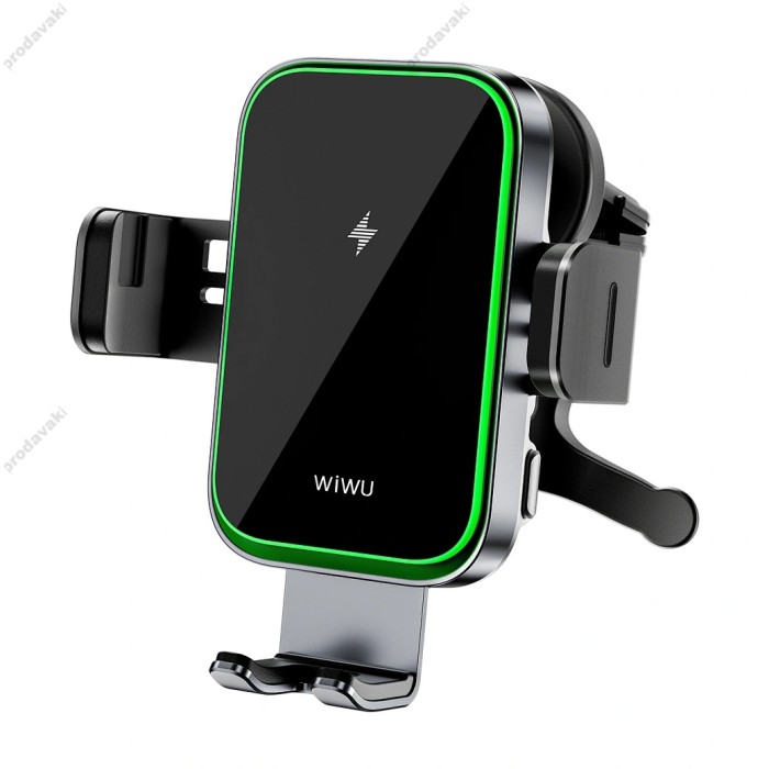 Автомобільний тримач із бездротовою зарядкою Wiwu CH-313 Freelander Car Wireless Charger 15W Black