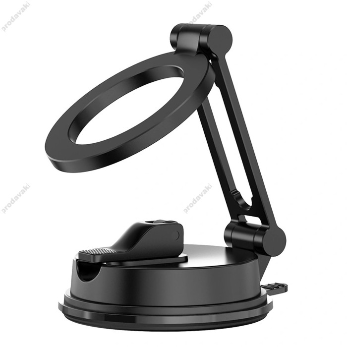 Автомобільний тримач WiWU CH055 Foldable Magnetic Car mount Black