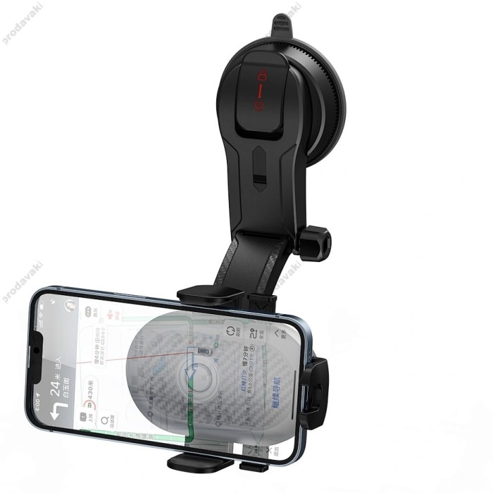 Автомобільний тримач WiWU CH014 Universal Mobile Phone Holder Mount Black