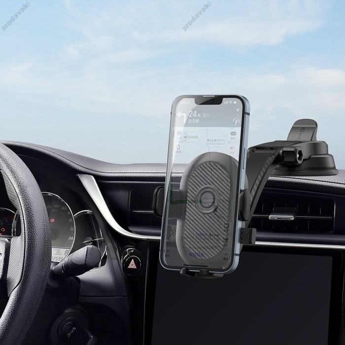 Автомобільний тримач WiWU CH014 Universal Mobile Phone Holder Mount Black