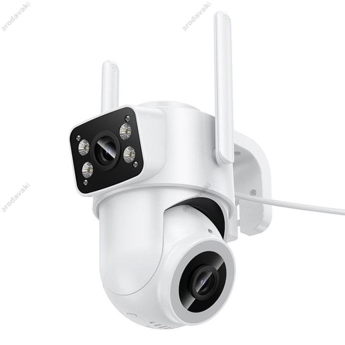 Камера відеоспостереження HOCO D9 outdoor PTZ HD camera 2MP WiFi 2.4G IP65 White