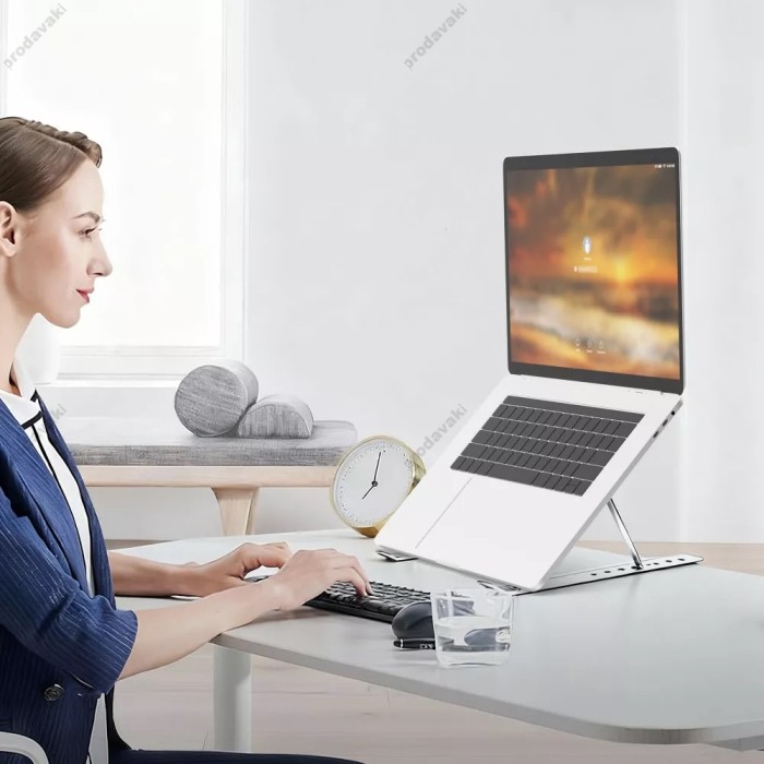 Підставка для ноутбука та MacBook Earldom ET-EH347 Silver