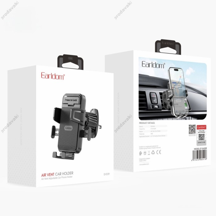 Автомобільний тримач Earldom ET-EH339 Black
