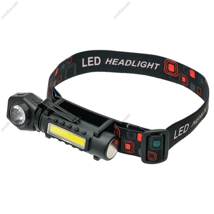 Ліхтарик налобний CH LED KX-212 Magnetic fix torch