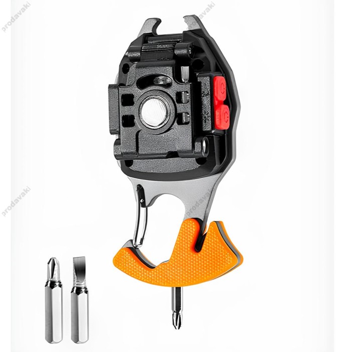 Ліхтар-брелок CH COB W5147 7 режимів + Викрутки + кліпса + прикурювач