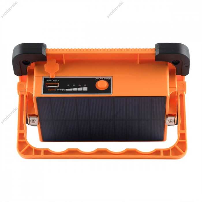 Лампа зовнішня CH LED Charging Working Lamp 6000mah Orange