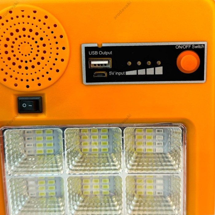 Лампа зовнішня CH LED Charging Working Lamp with flashlight 6000mah