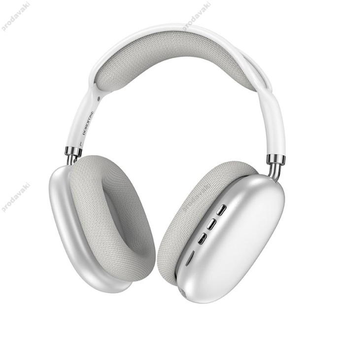 Бездротові Bluetooth навушники BOROFONE BO22 Elegant headphones BT 5.3 Silver