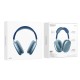 Бездротові Bluetooth навушники BOROFONE BO22 Elegant headphones BT 5.3 Blue