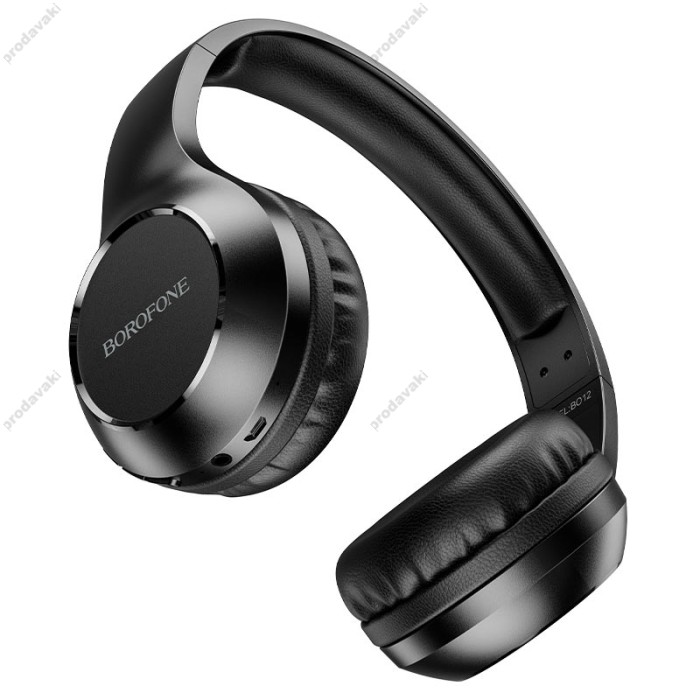 Бездротові Bluetooth навушники BOROFONE BO12 Power BT headset wireless with mic Black