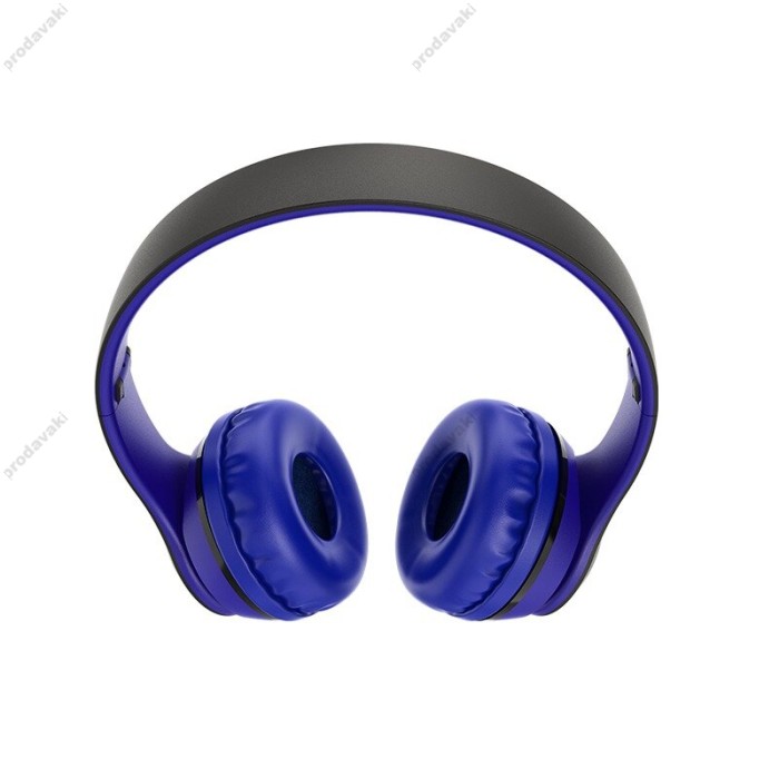Бездротові Bluetooth навушники BOROFONE BO4 Charming rhyme wireless with mic Blue