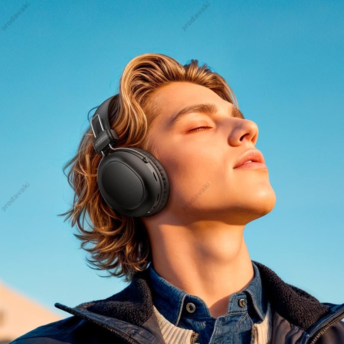 Бездротові Bluetooth навушники BOROFONE BO33 Melody headphones BT 5.4 Black