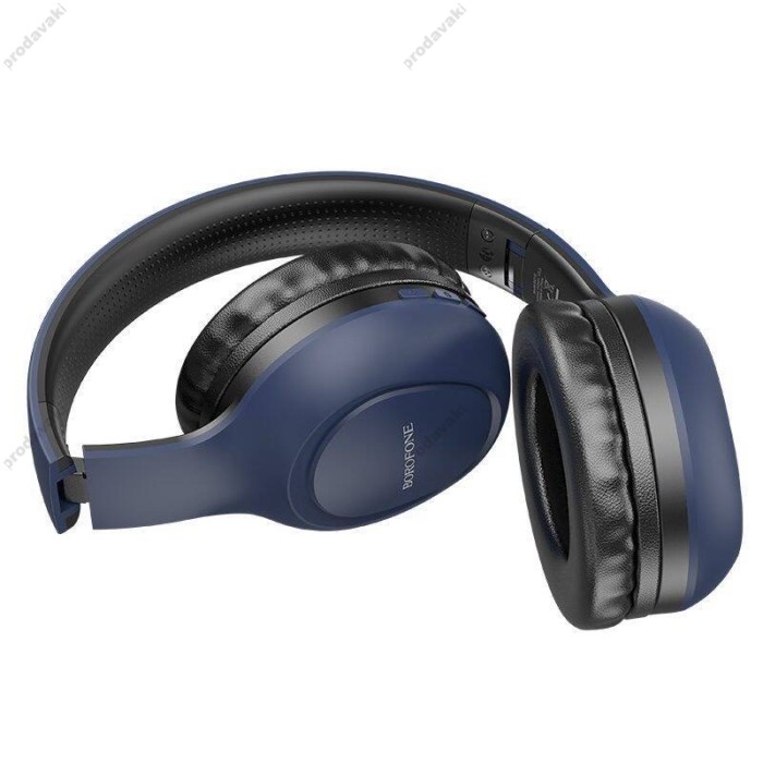 Бездротові Bluetooth навушники Borofone BO19 Musique headphones BT 5.3 Blue