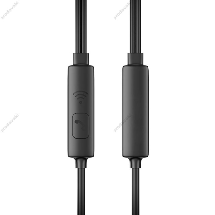 Дротові навушники BOROFONE BM61 Wanderer universal with mic Type-C Black