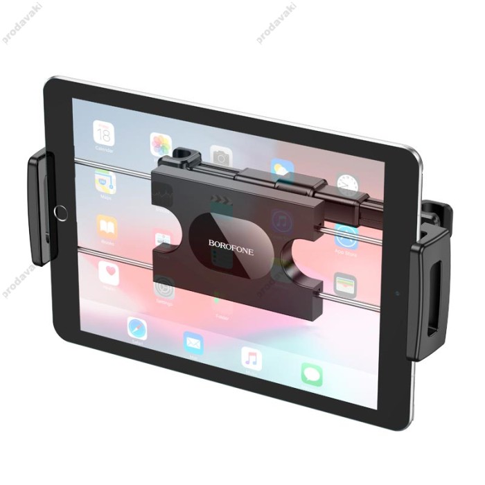 Автомобільний тримач на підголівник BOROFONE BH101 Airy tablet car holder (headrest) Black