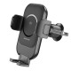 Автомобільний тримач із бездротовою зарядкою BOROFONE BH204 Blue Charm wireless (air outlet) 15W Black