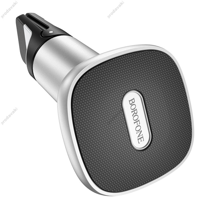 Автомобільний тримач BOROFONE BH44 Smart air outlet magnetic car bracket extended version Black-Silver