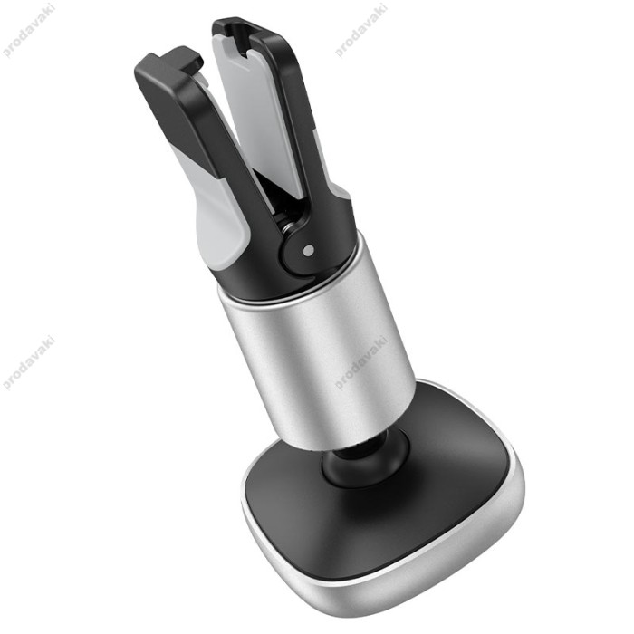 Автомобільний тримач BOROFONE BH44 Smart air outlet magnetic car bracket extended version Black-Silver