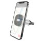 Автомобільний тримач BOROFONE BH44 Smart air outlet magnetic car bracket extended version Black-Silver