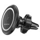 Автомобільний тримач із бездротовою зарядкою BOROFONE BH45 Mobile magnetic wireless charging Black