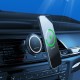 Автомобільний тримач із бездротовою зарядкою BOROFONE BH45 Mobile magnetic wireless charging Black