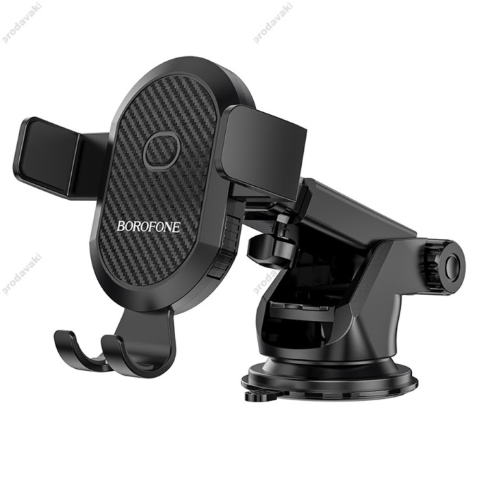 Автомобільний тримач BOROFONE BH39 Amazing bay one touch center console car holder Black