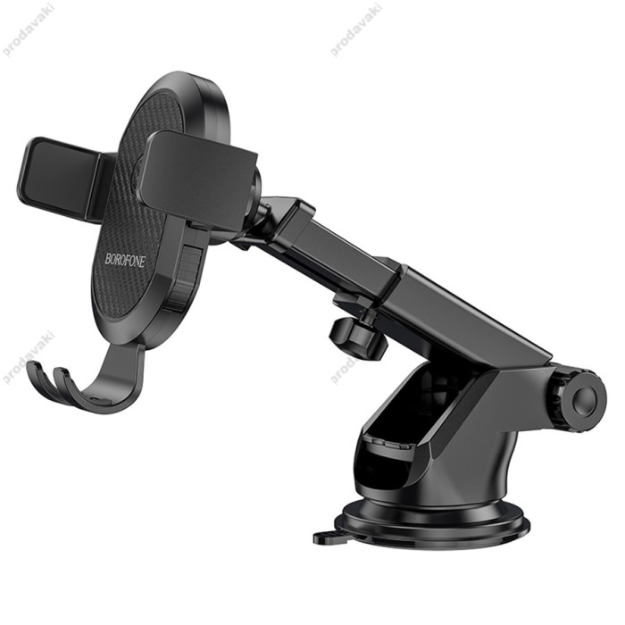 Автомобільний тримач BOROFONE BH39 Amazing bay one touch center console car holder Black