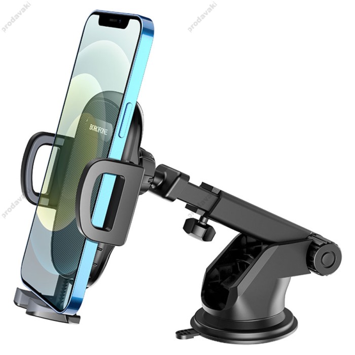 Автомобільний тримач BOROFONE BH53 Windy center console car holder Black
