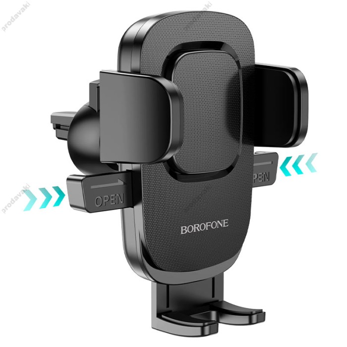 Автомобільний тримач Borofone BH69 air outlet Black
