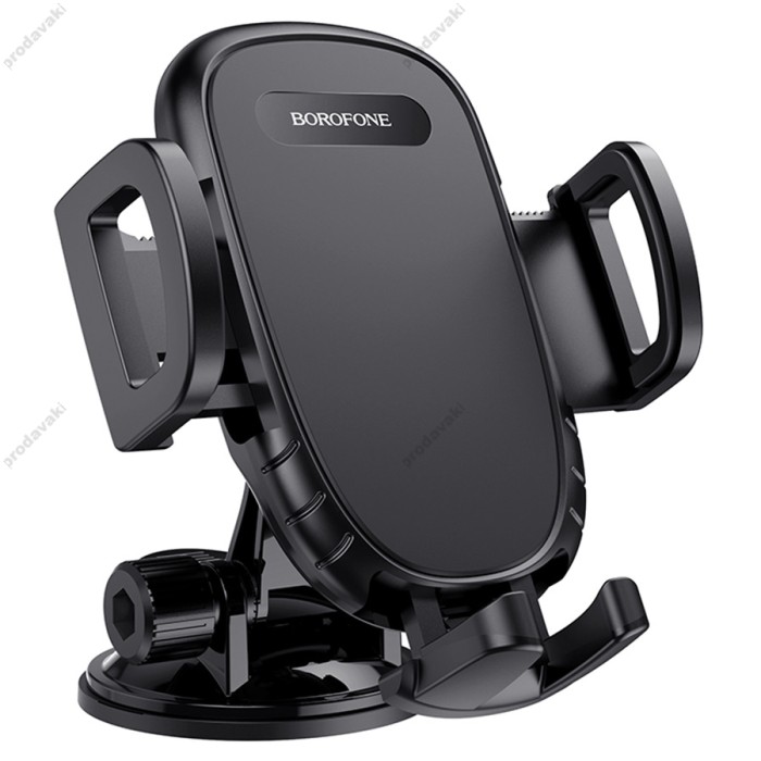 Автомобільний тримач BOROFONE BH37 Route push type suction cup Black
