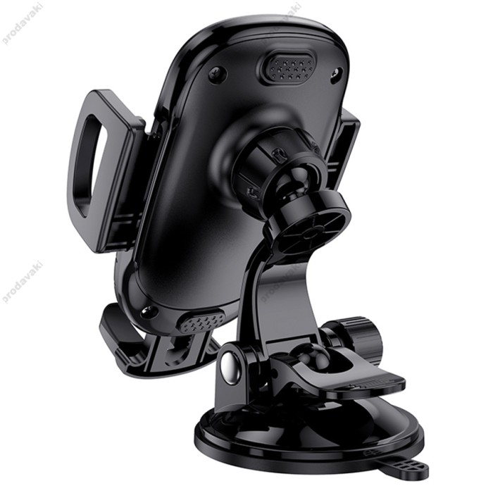 Автомобільний тримач BOROFONE BH37 Route push type suction cup Black