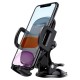 Автомобільний тримач BOROFONE BH37 Route push type suction cup Black