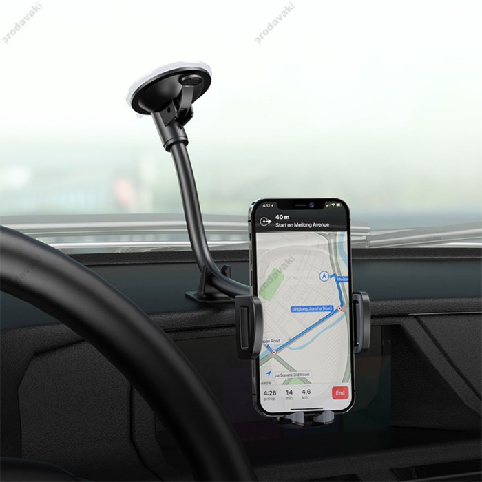 Автомобільний тримач BOROFONE BH54 Racer windshield Car holder Black