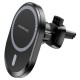 Автомобільний тримач із бездротовою зарядкою BOROFONE BH201 magnetic wireless fast charging 15W Black