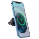Автомобільний тримач із бездротовою зарядкою BOROFONE BH201 magnetic wireless fast charging 15W Black