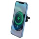 Автомобільний тримач із бездротовою зарядкою BOROFONE BH201 magnetic wireless fast charging 15W Black