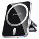 Автомобільний тримач із бездротовою зарядкою BOROFONE BH43 Xperience magnetic wireless Magsafe 15W Black